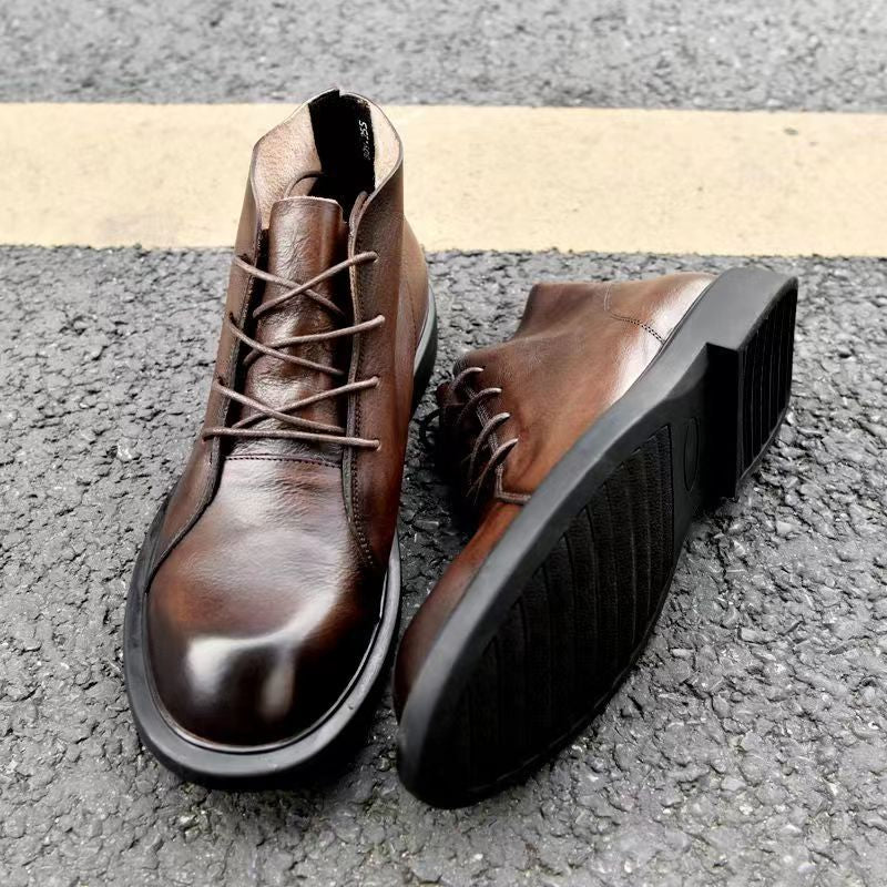 Fashion Vintage Martin Boots Men'S Series